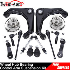 4WD 14pc Front Wheel Hub Bearings + Control Arms for Chevrolet Silverado 2500HD picture