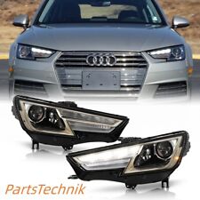 For 2017-2019 Audi A4 S4 HID/Xenon LED DRL Headlights Headlamps Left+Right picture
