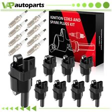 8 Round For 2015-2019 Chevrolet Suburban 5.3L V8 Ignition Coil & Spark Plug picture