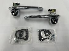 1967 67 1968 68 FORD MUSTANG CHROME OUTSIDE DOOR HANDLES RIGHT AND LEFT PAIR picture