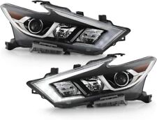 2x Fit For 2016-2018 Nissan Maxima S|SL|SV LED DRL Projector Headlights Headlamp picture