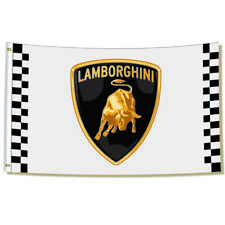 Lamborghini Flag 3x5 FT Car Logo Banner Flag  Racing Car Garage Wall Decor Sign picture