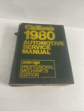 Chilton's 1980 Automotive Service Manual picture