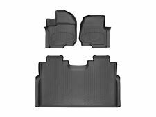 WeatherTech FloorLiner HP for '15-'21 Ford F-150 SuperCrew 1st & 2nd Row, Black picture