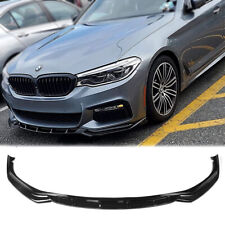 For BMW 5 Series G30 G31 G38 540i M Sport 2017-19 Front Bumper Lip Glossy Black picture