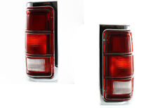 Tail Lights For Dodge Truck Ramcharger 1981-1993 Chrome On Lens And Housing Pair picture