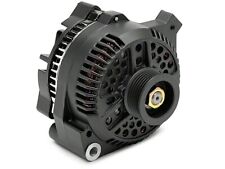 Ford Mustang One Wire High Output Alternator 150AMP 65-96 Flat Black 6-groove picture