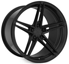 20x9/20x11 Rohana RFX15 5x120 20/28 Black Wheels Rims Set(4) 74.1 picture