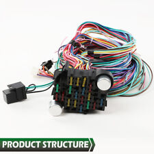 Universal Extra Long Wires 21 Circuit Wiring Harness For Chevy Ford Hotrod picture