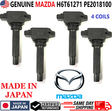 GENUINE MAZDA x4 Ignition Coils For 2012-2019 Mazda 3 6 CX-3 5 9 MX-5, H6T61271 picture