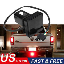 Smoked Lens 15-LED Brake Light Trailer Hitch Cover Fit Towing & Hauling 2