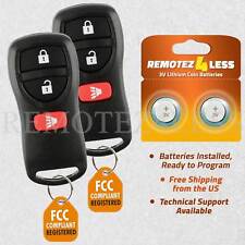 2 For 2011 2012 2013 2014 2016 Nissan Frontier Keyless Entry Remote Car Key Fob picture