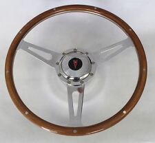 New 1969-1993 Pontiac GTO Firebird LeMans 9 Hole Wood Steering Wheel 15