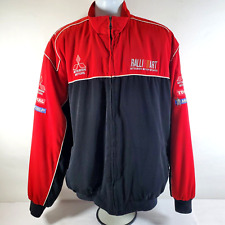 Mitsubishi Racing Ralliart Bomber Jacket Vintage Size XXXL Red Blue Zip Up picture