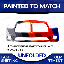 NEW Painted To Match Unfolded Front Bumper For 2011 2012 2013 2014 Dodge Charger picture