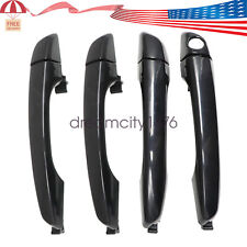 For 2017-20 Hyundai Elantra Black Outside Door Handle Set of 4 82651-F2010 NEW picture