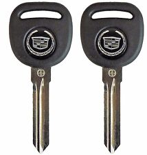 2 Circle Plus Transponder Chip Keys for Cadillac Escalade CTS DTS with logo. picture