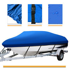 Trailerable Boat Cover Waterproof Heavy Duty Marine Grade Dust V-Hull Runabout picture