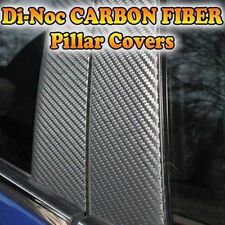 CARBON FIBER Di-Noc Pillar Posts for Volvo S40 05-13 6pc Set Door Trim Cover Kit picture