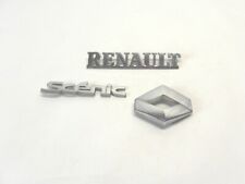 VINTAGE 1999-2003 RENAULT SCENIC LOT OF 3 EMBLEMS BADGE LOGOS #8200027424 USED  picture