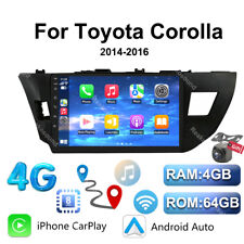 4+64G QLED DSP Stereo For Toyota Corolla 2014-2016 Car Radio Carplay GPS Navi FM picture