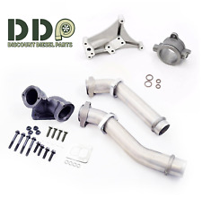 Non-EBP Turbo Pedestal Exhaust Housing Up Pipes For 94-97 Ford 7.3L Powerstroke picture