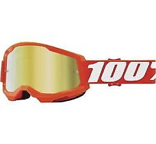 100% STRATA 2 Goggles -ALL COLORS- Offroad MX MTB Moto - CLEAR OR MIRROR LENS picture