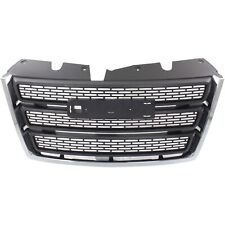 Grille Assembly For 10-15 GMC Terrain Black Shell and Insert With Chrome Molding picture