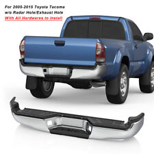 Chrome Rear Step Bumper Assembly For 2005-2015 Toyota Tacoma Fleetside Styleside picture