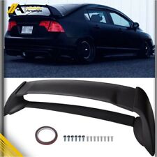 Trunk Wing Spoiler Fit For 2006-2011 Honda Civic 4DR Unpainted Mugen Style RR picture