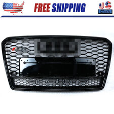 For Audi A7 S7 RS7 Style 2011-2014 Front Honeycomb Mesh Grill Grille W/ Quattro picture