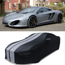 For 2012-2014 McLaren MP4-12C Indoor Car Cover Stain Stretch Grey Stripes picture