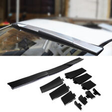 Universal Glossy Black Top Window Roof Spoiler Adjustale Length - ABS picture