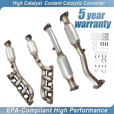 4X Catalytic Converters For 2004-2015 Nissan Titan 5.6L Front + Rear EPA picture