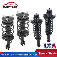 Set 4 Complete Struts Shock Absorbers For 2014-2019 Toyota Corolla Front+Rear picture