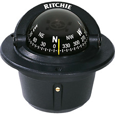Ritchie Explorer Compass F-50 Flush Mount Traditional Black MD picture