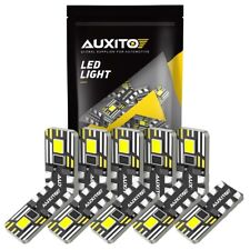 Auxito T10 168 194 LED License Plate Light Bulb Interior Bulbs White 6500K 10PCS picture