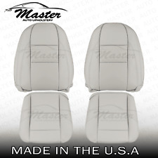 Fits 2007 - 2010 Volvo C70 C 70 Front Replacement Cream Leather Seat Covers picture