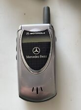Vintage Mercedes Benz Silver Motorola Flip Cell Phone NICE picture