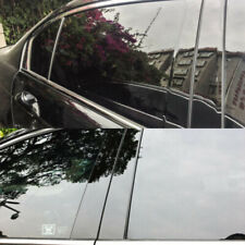 For 2008-2012 Honda Accord 6pcs Glossy Black Pillar Posts Window Door Trim Cover picture