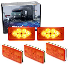 5pc Amber LED Raised Cab Roof Lights For Freightliner XL Century Columbia, etc picture