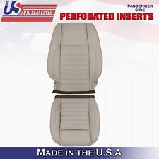 2012 2013 For Ford Mustang GT Passenger Top & Bottom Perf Leather Covers Gray picture