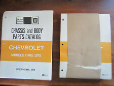Chevrolet Chassis & Body Parts + Illustration Catalogs Real Deal OEM BRAND NEW picture