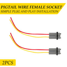 2PCS T10 194 Bulb 921 Socket Dome Side Marker Light Harness Wire Plug Connectors picture