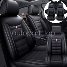 For Ford Car Seat cover 5-Seat Full set Deluxe Leather Front & Rear Protector picture
