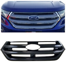 Patented Overlay Black Grille fits 15-18 Ford Edge NO CAMERA picture