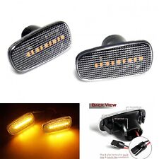 Clear Lens Amber LED Signal Side Marker Lights Lamps For 2004 2005 2006 Scion xB picture