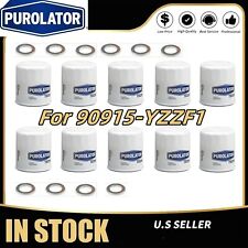 PUROLATOR 90915-YZZF1, Qty 10, For Toyota Oil Filters With Drain Plug Gaskets picture