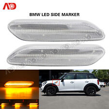 Sequential For Mini Cooper Countryman R60 R61 Front LED Side Marker Light 2PCS picture