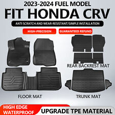 For 2023-2024 Honda CRV Cargo Mats Floor Mats Trunk Cargo Liners TPE Accessories picture